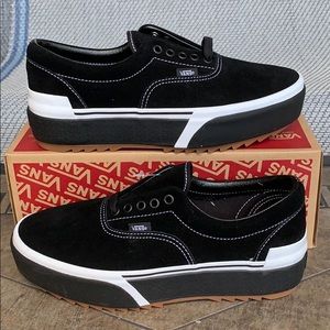 vans suede era stacked
